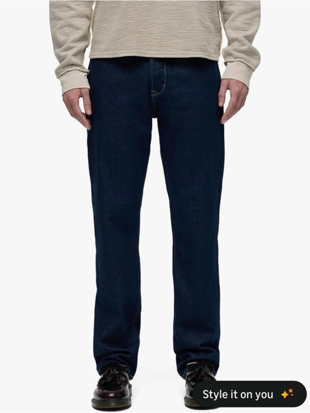 HUDSON Men's Wes Straight Leg Jean 30 waist